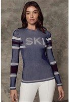 Women's Nova Ski Sweater - Deep Blue