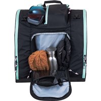 Powder Trekker Ski Boot Backpack - Black / Teal / Orchid