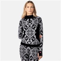 Women's Saga Half-Zip Top - Black