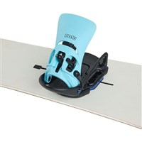 Women's Lexa X EST Step On Snowboard Bindings - Light Teal / Black