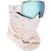 M4S Cylindrical Goggles + Bonus Lens + MFI Face Mask - Oat Frame w/ Perceive Variable Blue Lens (2357713E1R)