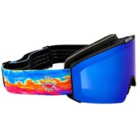Hard Coin Goggle - Tie Dye / White Frame w/ Red + Yellow Lenses (81901024)