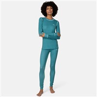 Women's Fryd Long Sleeve Base Layer Top - Peacock