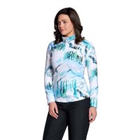 Women's Oly Baselayer Zip Top - Silver Queen