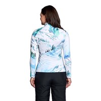 Women's Oly Baselayer Zip Top - Silver Queen