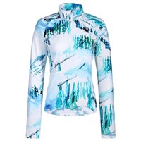 Women's Oly Baselayer Zip Top - Silver Queen