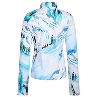 Women's Oly Baselayer Zip Top - Silver Queen