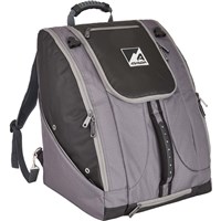 Deluxe Everything Ski Boot Backpack – Multi-Compartment Gear Bag - Black / Grey