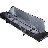 Alpine Rolling Double Ski Bag – Durable Wheeled Gear Bag - Black / Gray