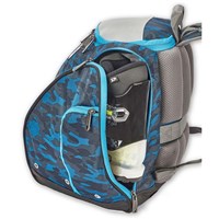 Alpine Jr. Boot Bag – Kids Ski Boot Backpack Travel Bag - Blue Camo