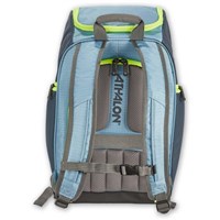Alpine Ski Boot Backpack – Water-Resistant Gear Bag - Powderblue / Lime