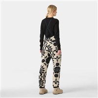 Women's Moonlit Pile Bib - Black Folk Art Aop