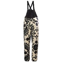 Women's Moonlit Pile Bib - Black Folk Art Aop