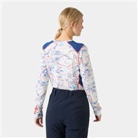 Women's LIFA Active Crew - White Slope Map Aop