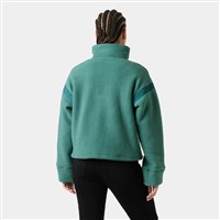 Women's Imperial Pile Zip Pullover - Opal Green