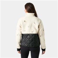 Women's Bliss Hybrid Jacket - Cream Skiers Embroidery