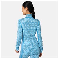 Women's Rose Half Zip Base Layer Top - Ocean