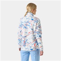 Women's Maridalen Printed Fleece - White Slope Map Aop