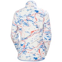 Women's Maridalen Printed Fleece - White Slope Map Aop
