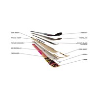 QST 100 Skis - Black / Iceberg Green / Equipe Red