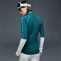 Women's Lucy Longsleeve Mock Neck - Pacific Teal