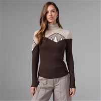 Women's Tracy Mountain Turtleneck - Coffee