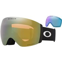 Flight Deck Pro L Matte Black Goggle - Matte Black Frame w/ Prizm Sage Gold + Prizm Iced Irid Lenses (OO7138-05)