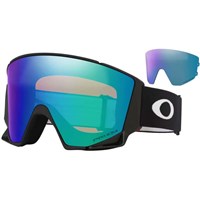 Flow L Matte Black Goggle - Matte Black Frame w/ Prizm Argon + Prizm Iced Irid Lenses (OO7145-03)