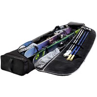 Kantaja Double Roller Ski Bag - Cobalt / Black
