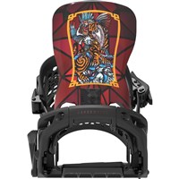 Lightning Supermatic Snowboard Bindings - Black / Red