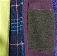 Merino Wool Rectangle Patch Collection - Green