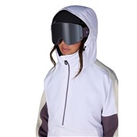 Women's Outline Shell Anorak - White Colorblock