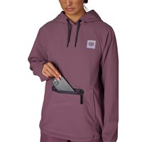 Women's Waterproof Hoody - Black Plum