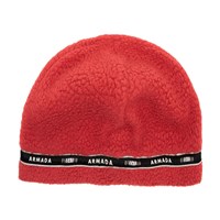 Cord Lock Fleece Beanie - Chile Ristra