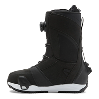 Women's Lotus Step On Boa Boots - Black / White