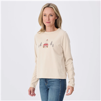 Women's Maple Tee Graphic - Car Jump