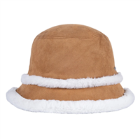Women's Winter Bucket Hat - Tan