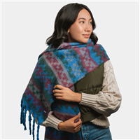 Women's Fawn Scarf - Blue