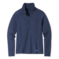 Women's Glide Power Stretch Half Zip - Mountain Shadow Heather