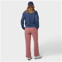 Women's Turpin Fleece Wide Leg Pant - Sierra Mauve Heather