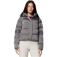 Women's Amaze Puff Hooded Jacket - Iron High Shine