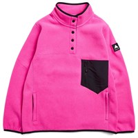 Women's Cinder Pullover Fleece - Shockwave Pink / True Black