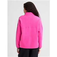 Women's Cinder Pullover Fleece - Shockwave Pink / True Black