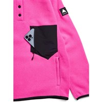 Women's Cinder Pullover Fleece - Shockwave Pink / True Black