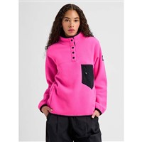 Women's Cinder Pullover Fleece - Shockwave Pink / True Black