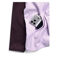Women's Crown Weatherproof Pullover Fleece - Bear Hug Brown / Moondust Purple