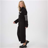 Women's Apres Mock Neck - Black / Snow