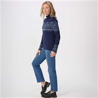 Women's Neva Zip Neck - Navy