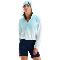 Women's Glacier Fleece 1/2 Zip Short Jacket - Glacier / Pearl Stone