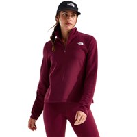 Women's Cedar Trail Grid Fleece 1/4 Zip Jacket - Burgundy Crush